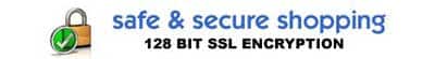 veilig winkelen met 128 bit SSL encryptie